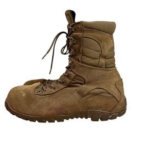 Belleville Tactical Boot Men 10.0 W Coyote Brown Suede Steel Toe Hot Weather USA